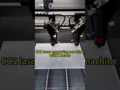 2 başlı CO2 lazer gravür makinesi