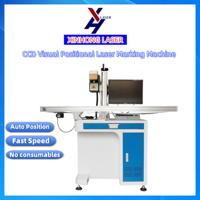CCD Vision Positioning Laser Marking Machine 100W Otomatik algılama