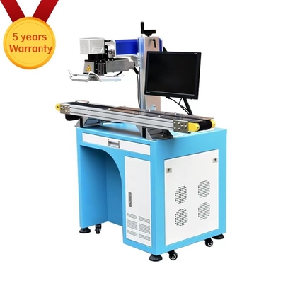 30W 50W Mopa Fiber Lazer İşaretleme Makinesi, Kamera Pozisyonlandırma Sistemi Taşıyıcı
