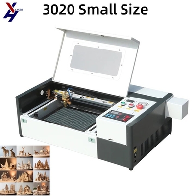 3020 Mini CO2 Lazer Kesme Makinesi Lazer Kesicisi 40W 50W gravür makinesi