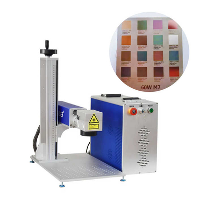 Metal Çelik 3D Derin gravür için 50W 100W Mopa Renkli Lazer İşaretçisi