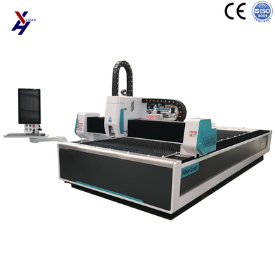 3000*1500 CNC Fiber Laser Cutter 1000W 2000W 3000W Metal için Tek Masa