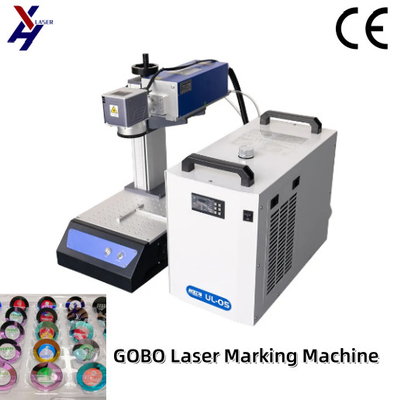 5W 10W Gobos Yüksek hassasiyetli UV Lazer İşaretleme Makinesi UV Lazer İşaretleyici