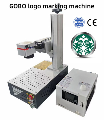 3W 5W Gobos UV Lazer İşaretleme Makinesi Renkli PP Plastik Kablo için Lazer Baskı