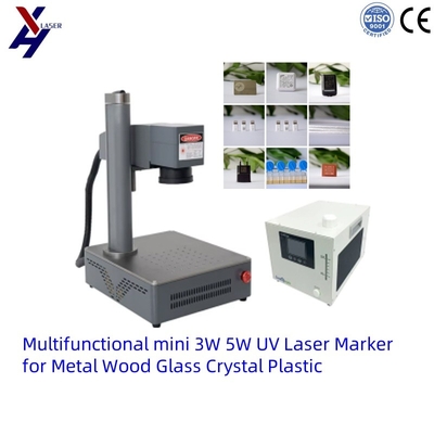 Farklı malzemelerde desen kazmak için maliyetli Mini UV Lazer gravür makinesi Kişisel veya küçük işletme
