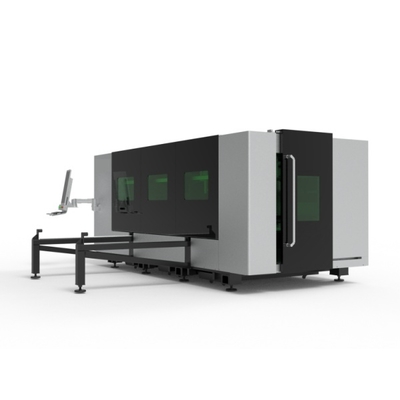 Alüminyum Bakır Bakır Demir Paslanmaz Çelik Yaprak için CNC 6000W 3015LS Side Pull Fiber Laser Cutter