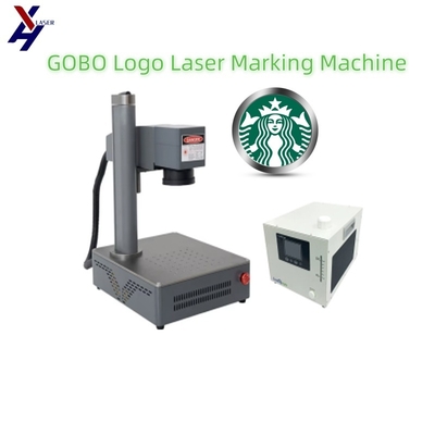 Taşınabilir Masaüstü 3W 5W Logo UV Lazer Yazıcı Lazer İşaretleyici Projektör Lambası Gobo Cam
