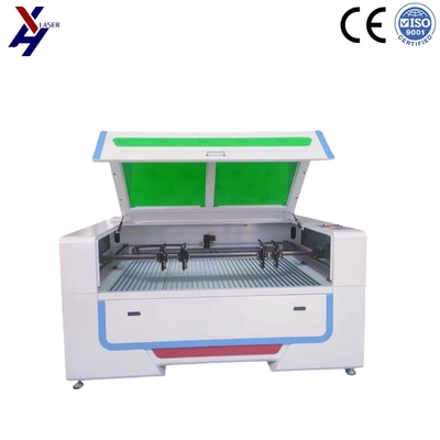 100W 150W 1610 Çift Başlı CO2 Lazer Kazıcısı 4 Başlı Ahşap Akrilik Kauçuk