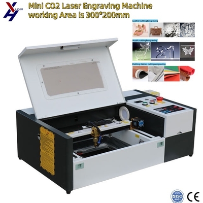 Ahşap Kağıt Deri Akrilik için Ucuz 3020 40W 50W CNC Lazer Kesme Makinesi