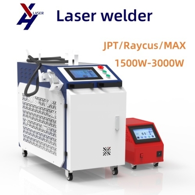 Uzun Ömürlü Yüksek Kaliteli 1500W 2000W 3000W Su Soğutmalı Fiber Lazer Kaynak Makinesi
