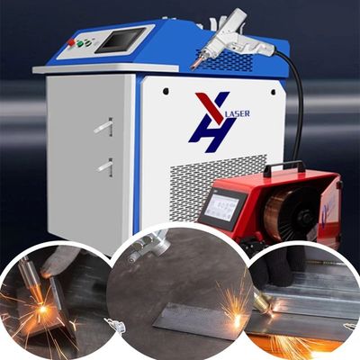 Kolay Kullanımlı Lazer Kaynak Makinesi 1000W 2000W 3000W Metal İçin Kaynak Temizleme Kesme Özellikli