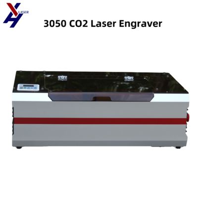 3050 50W CO2 Lazer gravür makinesi Ahşap Akrilik Deri için 300x500mm