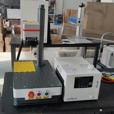 2025 Metal kolye ve yüzük oyma için UV fiber CO2 Mopa lazer işaretçisi